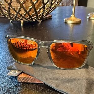 Oakley sylas Sunglasses with Orange Lenses